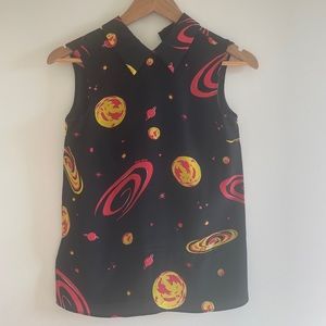 Miu Miu archive galaxy print blouse